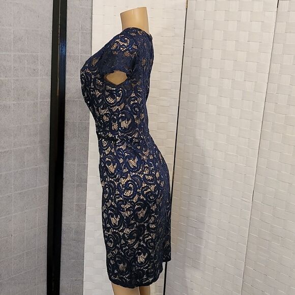 BRAND NEW JACKIE JON LACE SHEATH WOMEN"S DRESS - Picture 9 of 12